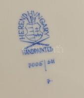 Herendi Shanghai (SH) mintás porcelán fedeles váza. Kézzel festett, jelzett, korának megfelelő kopás...