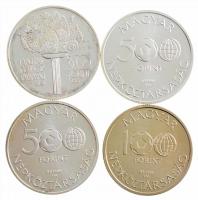 1986. 500Ft Ag "Labdarúgó Világbajnokság - Mexikó 1986" + 
500Ft Ag "Labdarúgó Világ...