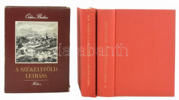 Orbán Balázs: Székelyföld leírása. Reprint kiadás, két kötetben. Csatári Dániel kísérőtanulmányával. Bp., 1982, Helikon. Kiadói egészvászon-kötésben, kiadói kopott díszdobozban.