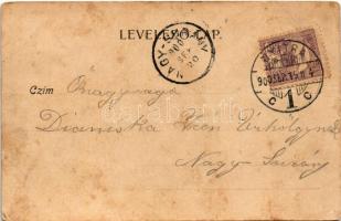 1900 Nyitra, Nitra; Pályaudvar, vasútállomás. Neumann József kiadása / railway station (fl)