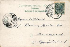 1904 Volosko, Volosca; kikötő, gőzhajó / port, steamship (EK)