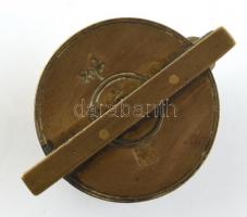 Régi bronz latos súlykészlet, 5 részes