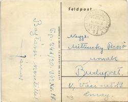 1942 Unsere Glückwünsche zur Kriegsweihnacht. Graphik u. Druck: Feldpost-Nr. 00911. / Második világh...