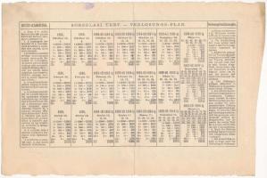 Budapest 1888. "Magyarországi Jószív-Egyesület" sorsjegykölcsön 2Ft-ról, szárazpecséttel T...