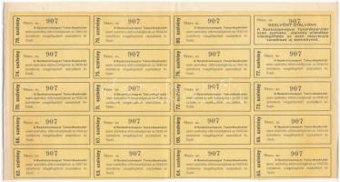 Nagykálló 1923. "Szabolcsmegyei Takarékpénztár" részvénye 1000K értékben, szelvényekkel, s...