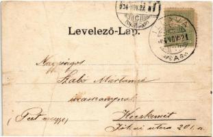 1904 Illava, Illau, Ilava; fegyház, börtön, híd / prison, bridge (r)