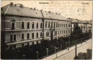 1916 Kolozsvár, Cluj; egyetemi klinikák. Bernát kiadása / university clinics (EK)