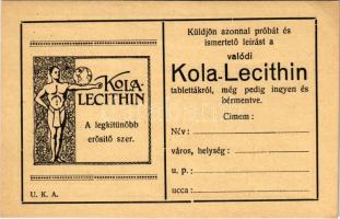 Kola-Lecithin. Opera gyógyszertár gyógyszer reklám / Hungarian pharmacy and medicine advertisement (EK)