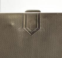 Ezüst (Ag) cigarettatárca, belül vésett felirattal (Békésmegyei teniszverseny Orosháza, 1939, Oroshá...