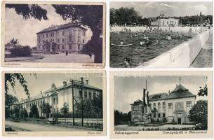 20 db főleg RÉGI történelmi magyar város képeslap vegyes minőségben / 20 mostly pre-1945 historical Hungarian town-view postcards in mixed quality