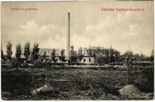 1909 Hajdúszoboszló, Pavillon és gőzmalom. Körner Béla kiadása (EK)