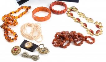 Kis doboznyi vegyes bizsu tétel, Fabergé díszdobozban