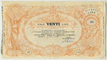 Pápai Állam 1887. "XIII.Leo pápa" jubileumi értékpapírjai sor: 5L, 20L, 50L, 100L, 500L, 1...