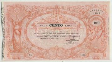 Pápai Állam 1887. "XIII.Leo pápa" jubileumi értékpapírjai sor: 5L, 20L, 50L, 100L, 500L, 1...