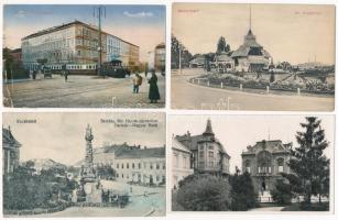 17 db főleg RÉGI történelmi magyar város képeslap vegyes minőségben / 17 mostly pre-1945 historical Hungarian town-view postcards in mixed quality