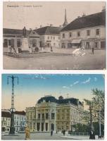 17 db főleg RÉGI történelmi magyar város képeslap vegyes minőségben / 17 mostly pre-1945 historical ...