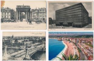 20 db főleg RÉGI külföldi képeslap vegyes minőségben / 20 mostly pre-1945 European and other postcar...