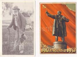 10 db VEGYES érdekes képeslap / 10 mixed interesting postcards