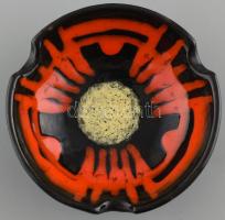 Retró kerámia tálka, jelzett, hibátlan, d:17cm