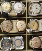 Igazi óragyűjtemény, egy élet munkája. 69 db karóra, régi mechanikus és retro kvarc óra, kisebb, rit...