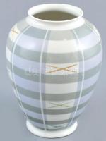 Wallendorf retró váza, matricás, jelzett, hibátlan, m:13 cm