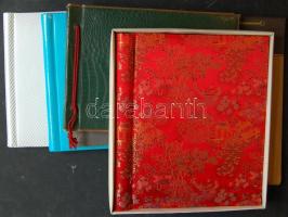 Használt fotó album tétel 6 db album (ebből 1 eredeti csomagolásban, 3 db régi fekete lapos)