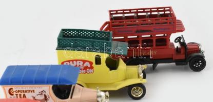 Angol fém mini kocsik, jelzett: Oxford Diecast, h: cca. 8cm (7db) néhány kicsi sérüléssel, néhány sé...