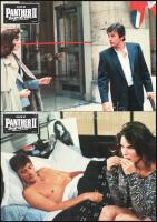 1989 ,,Panther II. című, Alain Delon szereplésében, francia filmről 5 db produkciós filmfotó (nyomdai ofszet eljárással készültek kartonlapokra, egyoldalas nyomással), 21x30 cm