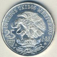 Mexikó 1968. 25P Ag "Olimpia" T:2 apró ph.