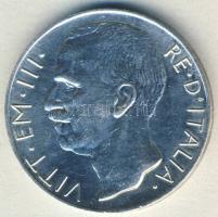 Olaszország 1927R 10L Ag egy "*"-gal T:2/2-