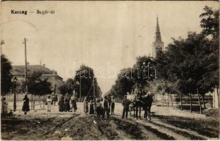 1918 Karcag, Sugárút, templom (felületi sérülés / surface damage)