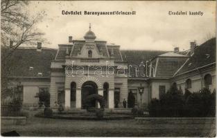 1914 Szentlőrinc, Baranyaszentlőrincz (Baranya); Uradalmi kastély. Steegmüller fényirda