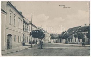 1914 Kőszeg, Pallisch utca, üzlet. Róth Jenő kiadása (ázott sarok / wet corner)