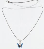 Ezüst (Ag) nyaklánc pillangó medállal bruttó 4 gramm