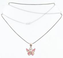 Ezüst (Ag) pillangó medállal, jelzett bruttó 3,4 g