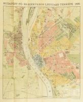 Homolka 1896-os Budapest térképnek modern reprintje
