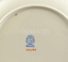 Herendi Viktória mintás 6db mélytányér, kézzel festett porcelán, jelzett, hibátlan