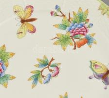 Herendi Viktória mintás 6db lapostányér, kézzel festett porcelán, jelzett, hibátlan