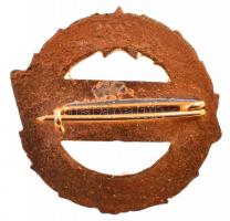 1984. "Kiváló Orvos" zománcozott, aranyozott Br jelvény tokban (~25mm) T:1-