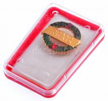 1984. "Kiváló Orvos" zománcozott, aranyozott Br jelvény tokban (~25mm) T:1-