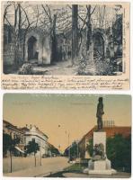 Kb. 75 db főleg RÉGI történelmi magyar város képeslap vegyes minőségben / Cca. 75 mostly pre-1945 hi...