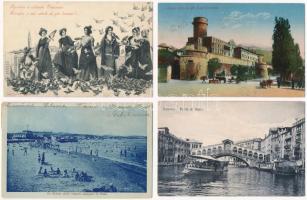 Kb. 62 db RÉGI olasz város képeslap vegyes minőségben / Cca. 62 pre-1945 Italian town-view postcards in mixed quality