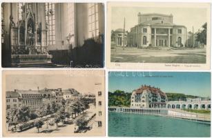 43 db RÉGI és MODERN erdélyi és román város képeslap vegyes minőségben / 43 pre-1945 and modern Tran...