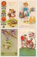 43 db RÉGI motívum képeslap vegyes minőségben / 43 pre-1945 motive postcards in mixed quality