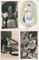 29 db RÉGI magyar népviseletes motívum képeslap vegyes minőségben / 29 pre-1945 Hungarian folklore m...