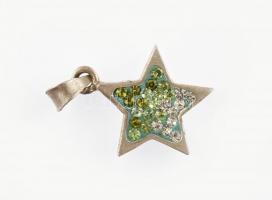 Ezüst(Ag) csillag függő, jelzett, h: 1,6 cm, bruttó: 2,4 g