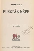 Illyés Gyula: Puszták népe. II. kiadás. Bp., 1937. Grill. Kiadói egészvászon kötésben