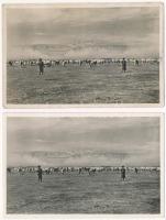 Hortobágy - 5 db régi képeslap vegyes minőségben