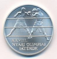 2004. 5000Ft Ag "Nyári olimpia - Athén" kapszulában, tanúsítvánnyal, az MNB színes tájékoztatójával T:BU  Adamo EM189