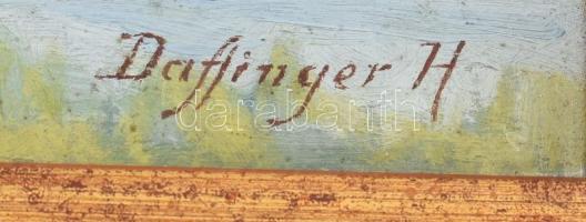Daffinger Hanna (1883-?), 1909-ben a nagybányai szabadiskolában tanult: Vízpart. Olaj, karton. Jelze...